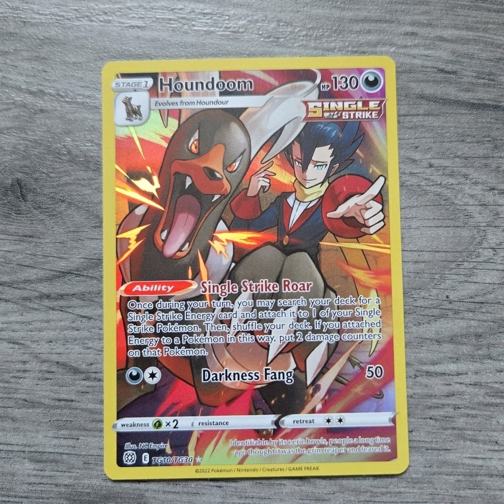 Houndoom #TG10 Pokemon Brilliant Stars Holo Card